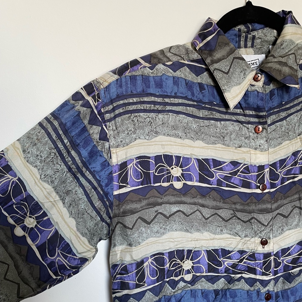 Vintage Silk Button down